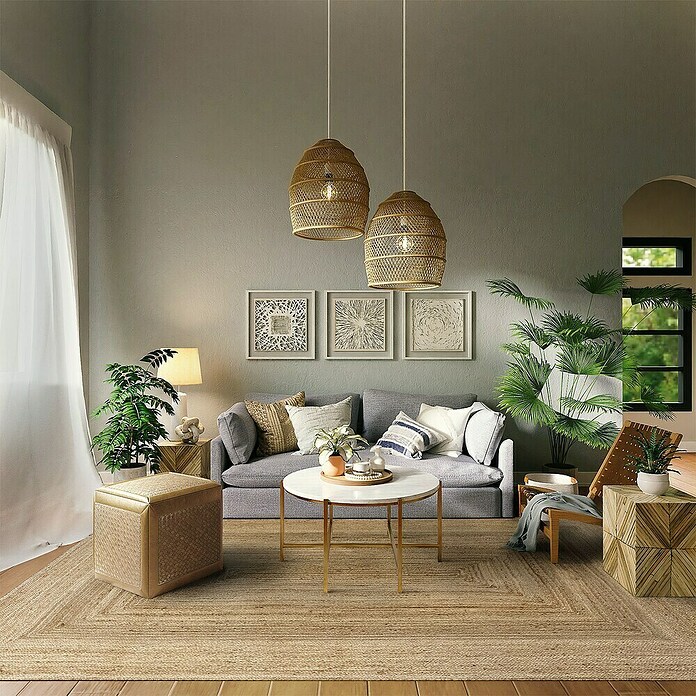 Alfombra de yute Nazar (Beige, 360 x 220 cm) | BAUHAUS