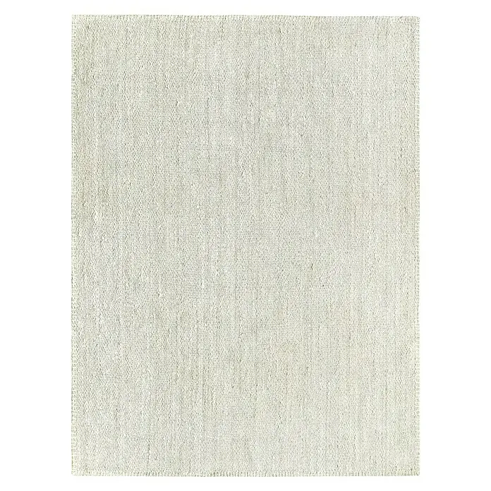 Alfombra de yute Córdoba - Blanco, 400 x 300 cm, 100% yute - Primer plano de un tejido beige con una textura fina, ideal para fondos o diseño textil.
