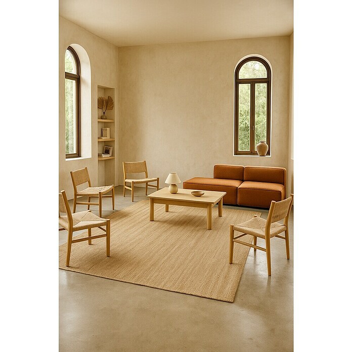 Alfombra de yute Córdoba (Natural, 360 x 220 cm, 100% yute) | BAUHAUS