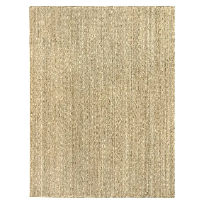 Alfombra de yute Córdoba - Natural, 500 x 300 cm, 100% yute - Una alfombra rectangular de fibra natural en un tono cálido y neutro, ideal para cualquier espacio.