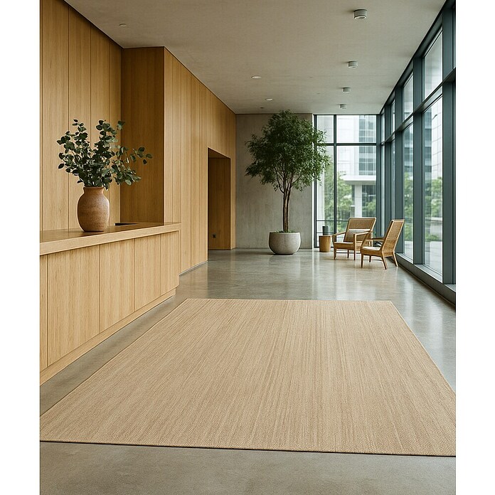 Alfombra de yute Córdoba (Natural, 500 x 300 cm, 100% yute) | BAUHAUS