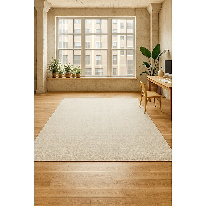 Alfombra de yute Córdoba (Blanco, 350 x 240 cm, 100% yute) | BAUHAUS