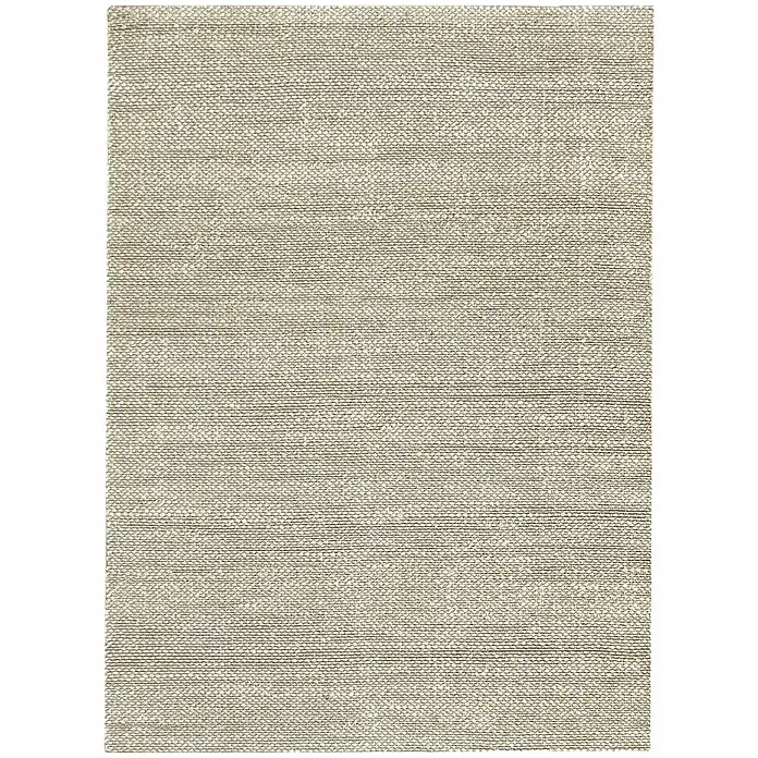 Alfombra de yute Málaga - Blanco/Natural, 400 x 300 cm, 100% yute - Primer plano de un tejido beige con una textura fina, ideal para tapicería y decoraciones.