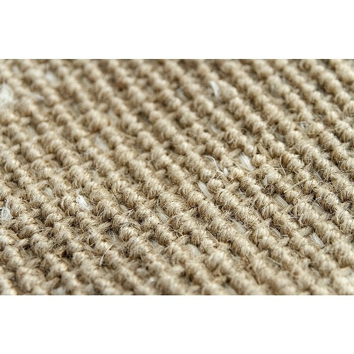Alfombra de yute Málaga (Blanco/Natural, 350 x 250 cm, 100% yute) | BAUHAUS
