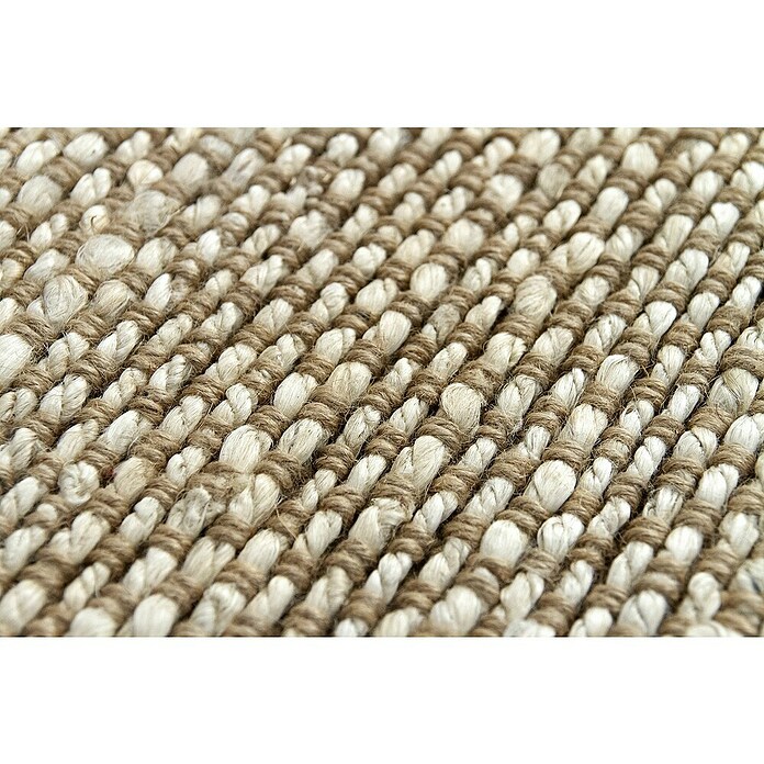 Alfombra de yute Málaga (Blanco/Natural, 350 x 250 cm, 100% yute) | BAUHAUS