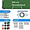 Floordirekt Abdeckplane (L x B: 10 x 6 m, Grammatur: 240 g/m², Grün) | BAUHAUS