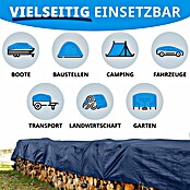 Floordirekt Abdeckplane (L x B: 14 x 8 m, Grammatur: 140 g/m², Blau) | BAUHAUS