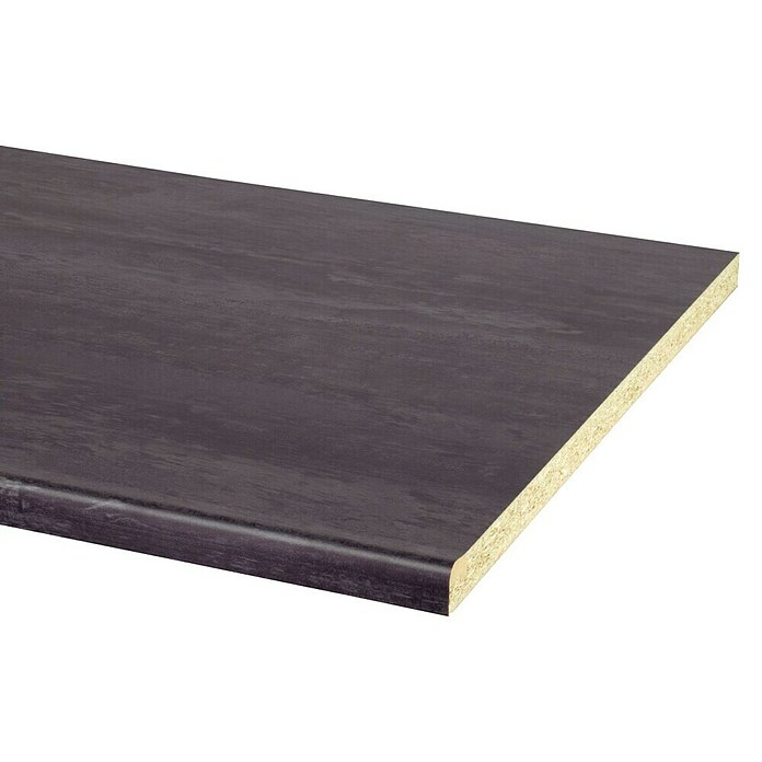 CanDo Keukenwerkblad Aanrechtblad Staal grijs (Spaanplaat, 302 x 60 x 2,8 cm, Staal grijs) | BAUHAUS