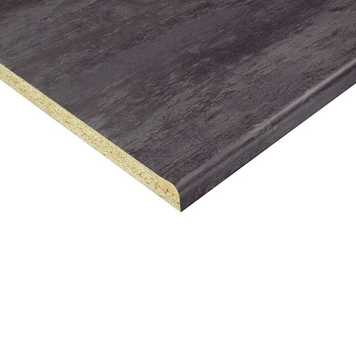 CanDo Keukenwerkblad Aanrechtblad Staal grijs (Spaanplaat, 302 x 60 x 2,8 cm, Staal grijs) | BAUHAUS