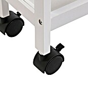 Versa Carro de cocina (L x An x Al: 15 x 36 x 74 cm, Blanco, Acero) | BAUHAUS