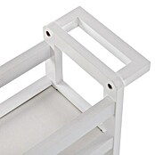 Versa Carro de cocina (L x An x Al: 15 x 36 x 74 cm, Blanco, Acero) | BAUHAUS