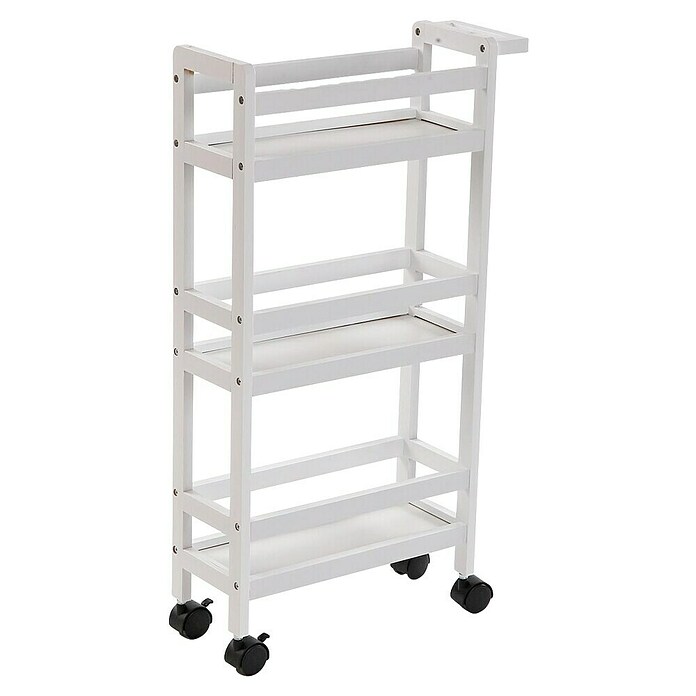 Versa Carro de cocina (L x An x Al: 15 x 36 x 74 cm, Blanco, Acero) | BAUHAUS