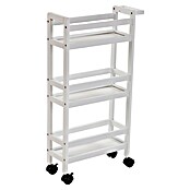 Versa Carro de cocina (L x An x Al: 15 x 36 x 74 cm, Blanco, Acero) | BAUHAUS