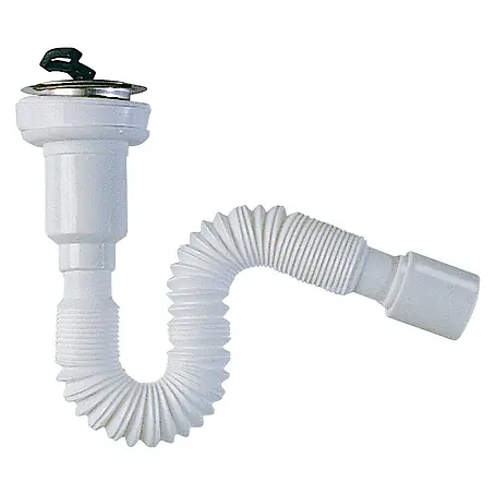 Sifón con válvula adaptable