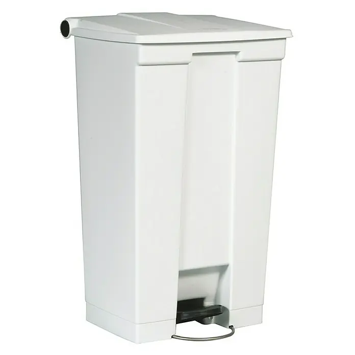 Proregal Treteimer Rubbermaid Robuster Pedaleimer - 87 l, Kunststoff, Weiß - Weißer Treteimer mit Deckel und Fußpedal, ideal für Bad oder Küche. Praktisch und hygienisch für den täglichen Gebrauch.