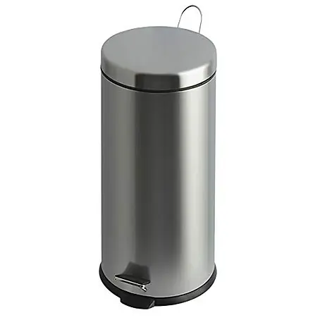 Proregal  Treteimer Runder Tretabfallsammler mit herausnehmbaren Kunststoff-Inneneimer