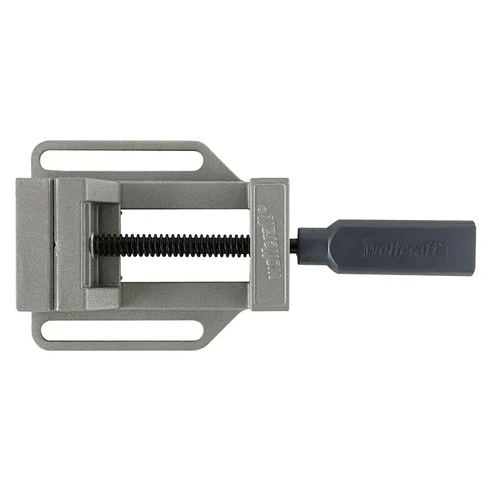 Wolfcraft Mordaza de sujeción - Anchura de sujeción: 65 mm - Tornillo de banco Wolfcraft: Una herramienta robusta para fijar de forma segura las piezas de trabajo, ideal para trabajos precisos en taller y proyectos de artesanía.