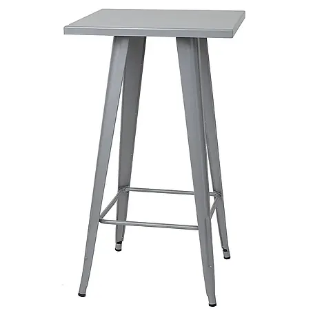Chefgastro  Garten-Stehtisch mit Metall-Tischplatte