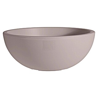 Plantenschaal (Taupe, Ø x h: 40 x 16 cm, Kunststof)