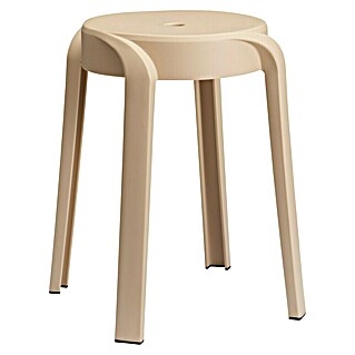 Kruk Anvers (Taupe, Kunststof, Hoogte: 45 cm)