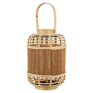 Houten lantaarn (Ø x h: 21 x 33 cm, Natuur)