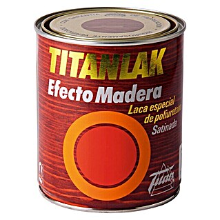 Titanlux Titanlak Esmalte de color Efecto madera (Wengué, 750 ml, Satinado)