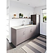 CanDo Keukenwerkblad Aanrechtblad Beton lichtgrijs (Spaanplaat, 182 x 60 x 2,8 cm, Lichtgrijs) | BAUHAUS