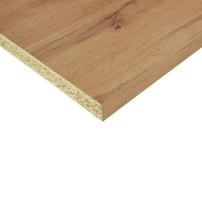 CanDo Keukenwerkblad Aanrechtblad Eiken naturel (Spaanplaat, 304 x 64 x 3,8 cm, Eiken naturel) | BAUHAUS
