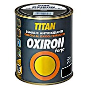 Titan Esmalte para metal Oxiron (Gris acero, 4 l, Forja, Base disolvente)