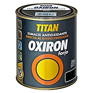 Titan Esmalte para metal Forja (Gris acero, 4 l, Base solvente)