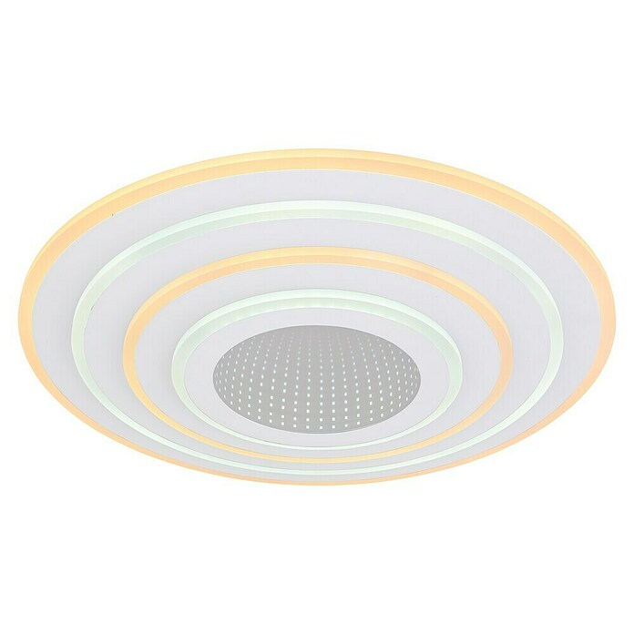 Globo LED-Deckenleuchte rund Jocelyn (50 W, Ø x H: 500 x 67 mm, Weiß, Warmweiß) | BAUHAUS