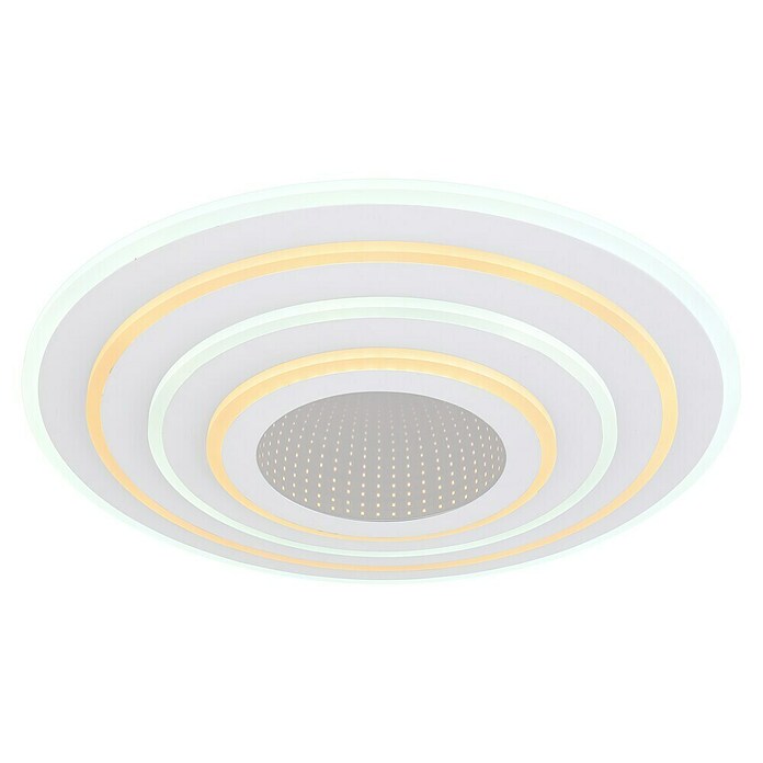 Globo LED-Deckenleuchte rund Jocelyn (50 W, Ø x H: 500 x 67 mm, Weiß, Warmweiß) | BAUHAUS