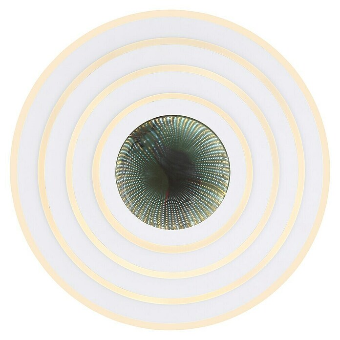 Globo LED-Deckenleuchte rund Jocelyn (50 W, Ø x H: 500 x 67 mm, Weiß, Warmweiß) | BAUHAUS