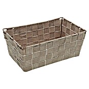 Cesta de tela (L x An x Al: 27 x 17 x 10,5 cm, Beige, Polipropileno) | BAUHAUS