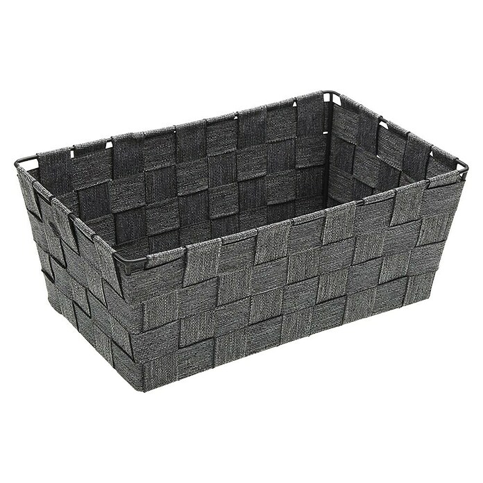 Versa Cesta de tela (L x An x Al: 27 x 17 x 10,5 cm, Gris, Polipropileno) | BAUHAUS