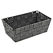 Cesta de tela (L x An x Al: 24 x 14 x 9 cm, Gris, Polipropileno) | BAUHAUS