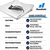 Floordirekt Abdeckplane (L x B: 3 x 2 m, Grammatur: 240 g/m², Weiß) | BAUHAUS