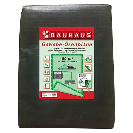 BAUHAUS Gewebe-Ösenplane