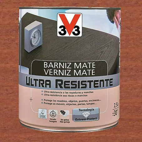 V33  Barniz para madera Mate Ultra Resistente