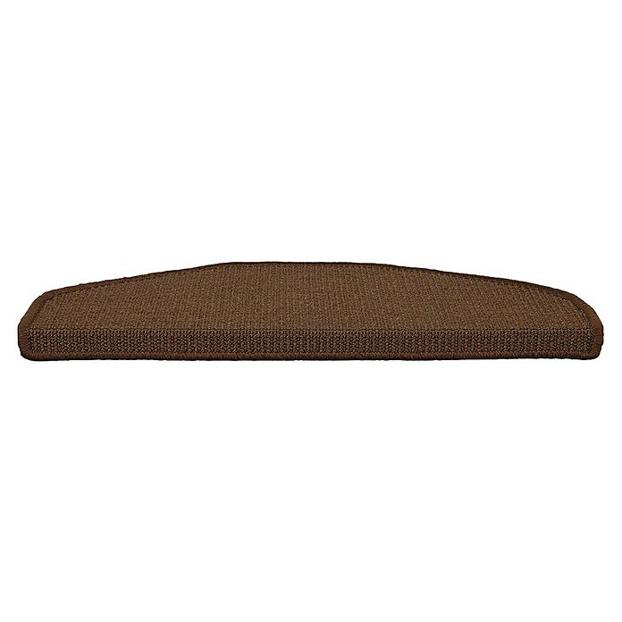 Stufenmatte Sisal (65 x 23,5 cm, Dunkelbraun, Halbrund) | BAUHAUS