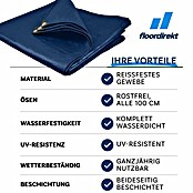 Floordirekt Abdeckplane (L x B: 14 x 8 m, Grammatur: 140 g/m², Blau) | BAUHAUS