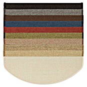 Stufenmatte Sisal (65 x 23,5 cm, Apricot, Halbrund) | BAUHAUS