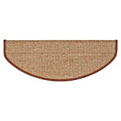 Stufenmatte Sisal (65 x 23,5 cm, Apricot, Halbrund) | BAUHAUS
