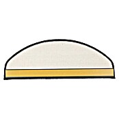 Stufenmatte Sisal (65 x 23,5 cm, Schwarz, Halbrund) | BAUHAUS