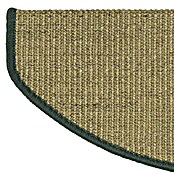 Stufenmatte Sisal (65 x 23,5 cm, Grün, Halbrund) | BAUHAUS