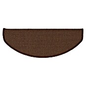 Stufenmatte Sisal (65 x 23,5 cm, Dunkelbraun, Halbrund) | BAUHAUS