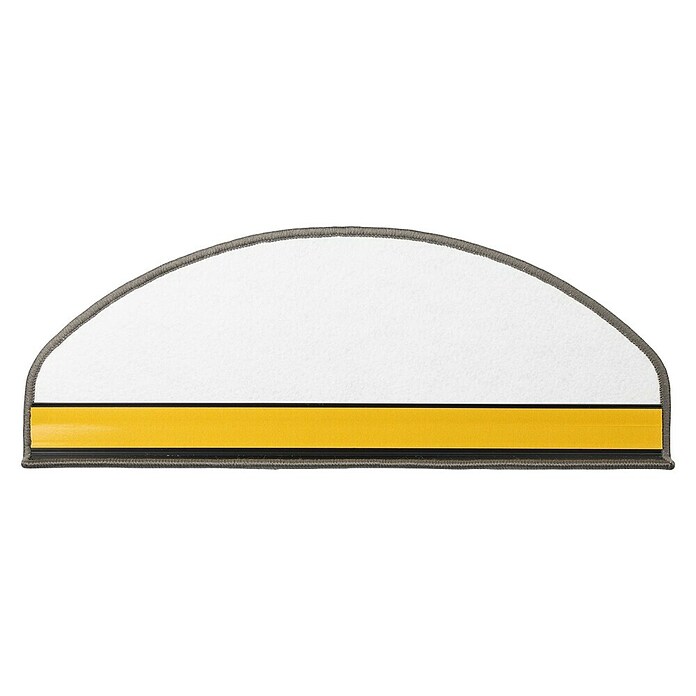 Stufenmatte Sundae (65 x 23,5 cm, Silber, Halbrund) | BAUHAUS