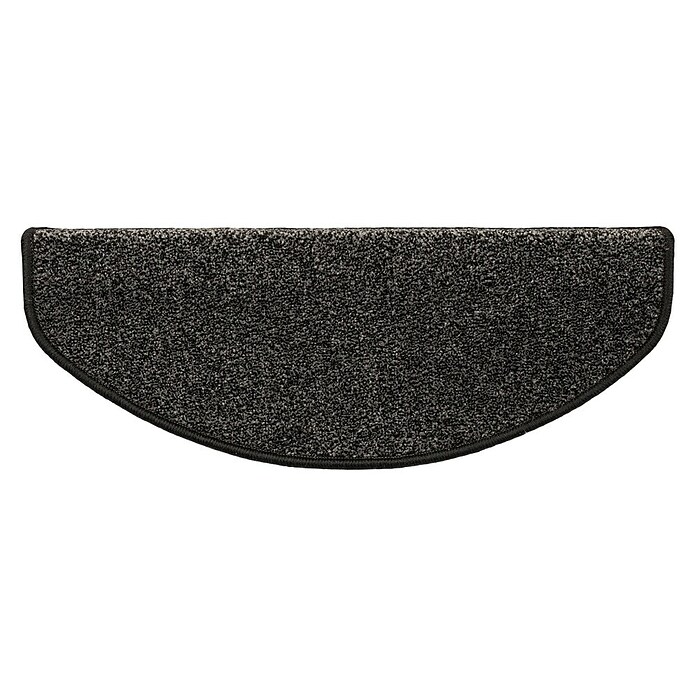 Stufenmatte Lyon (65 x 23,5 cm, Schwarz, Halbrund) | BAUHAUS