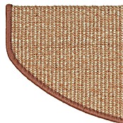 Stufenmatte Sisal (65 x 23,5 cm, Apricot, Halbrund) | BAUHAUS