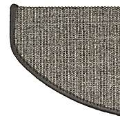 Stufenmatte Sisal (65 x 23,5 cm, Grau, Halbrund) | BAUHAUS